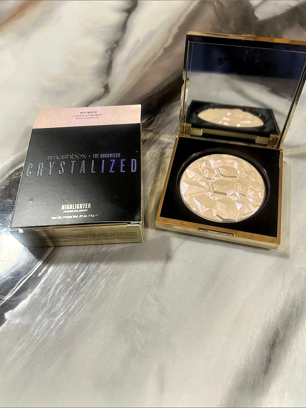 Smashbox Crystalized Highlighter Powder Highlighter in Pink Opti-Mystic NWT